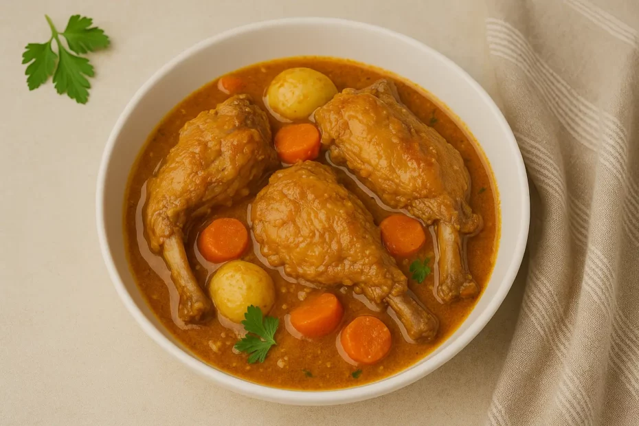 receta de conejo en salsa estilo andaluz